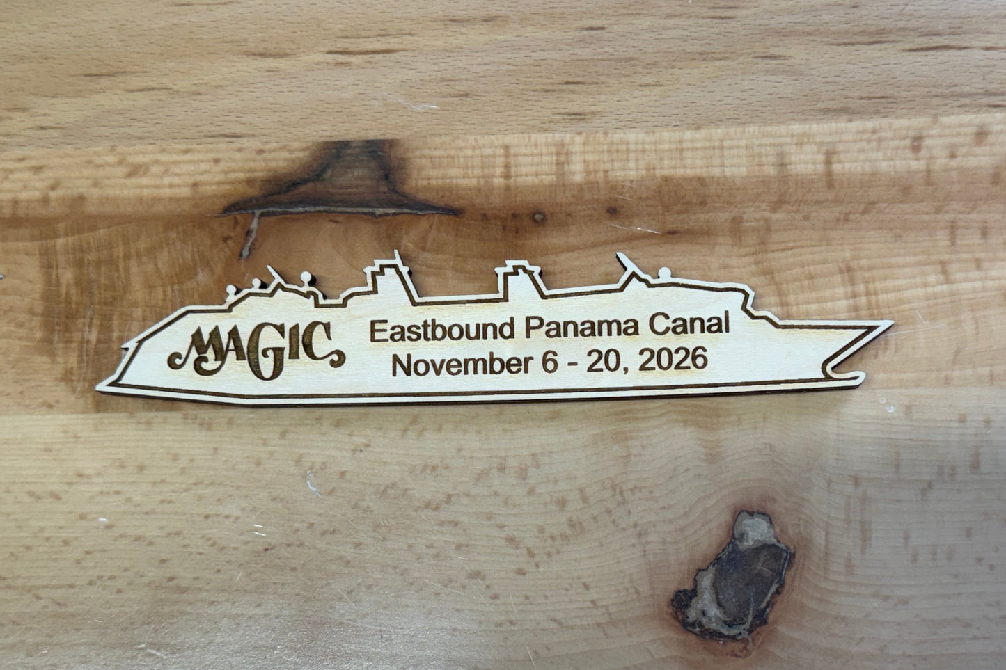 Disney Magic Cruise Ship Magnet - Panama Canal
