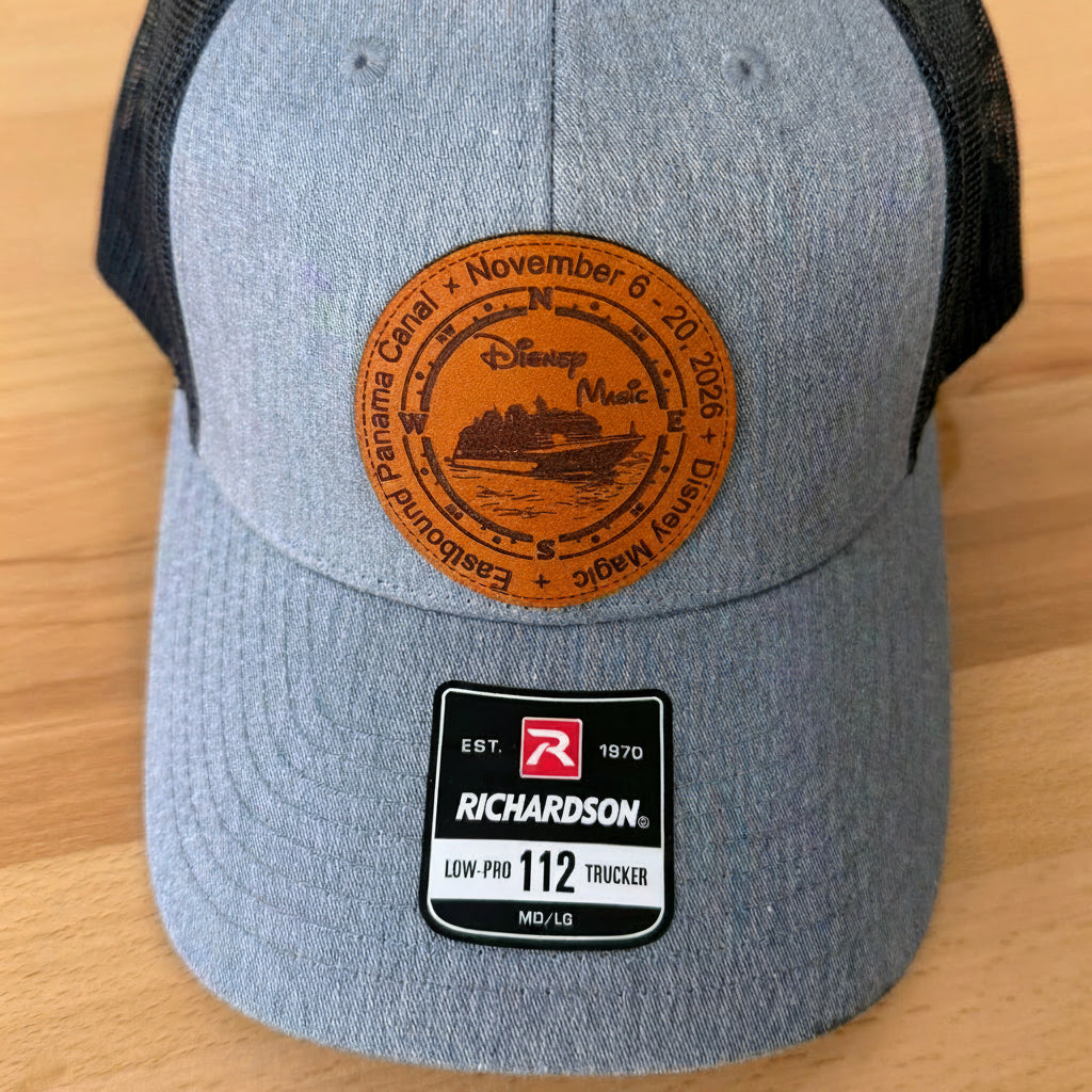 Richardson Trucker Hat with Leather Patch